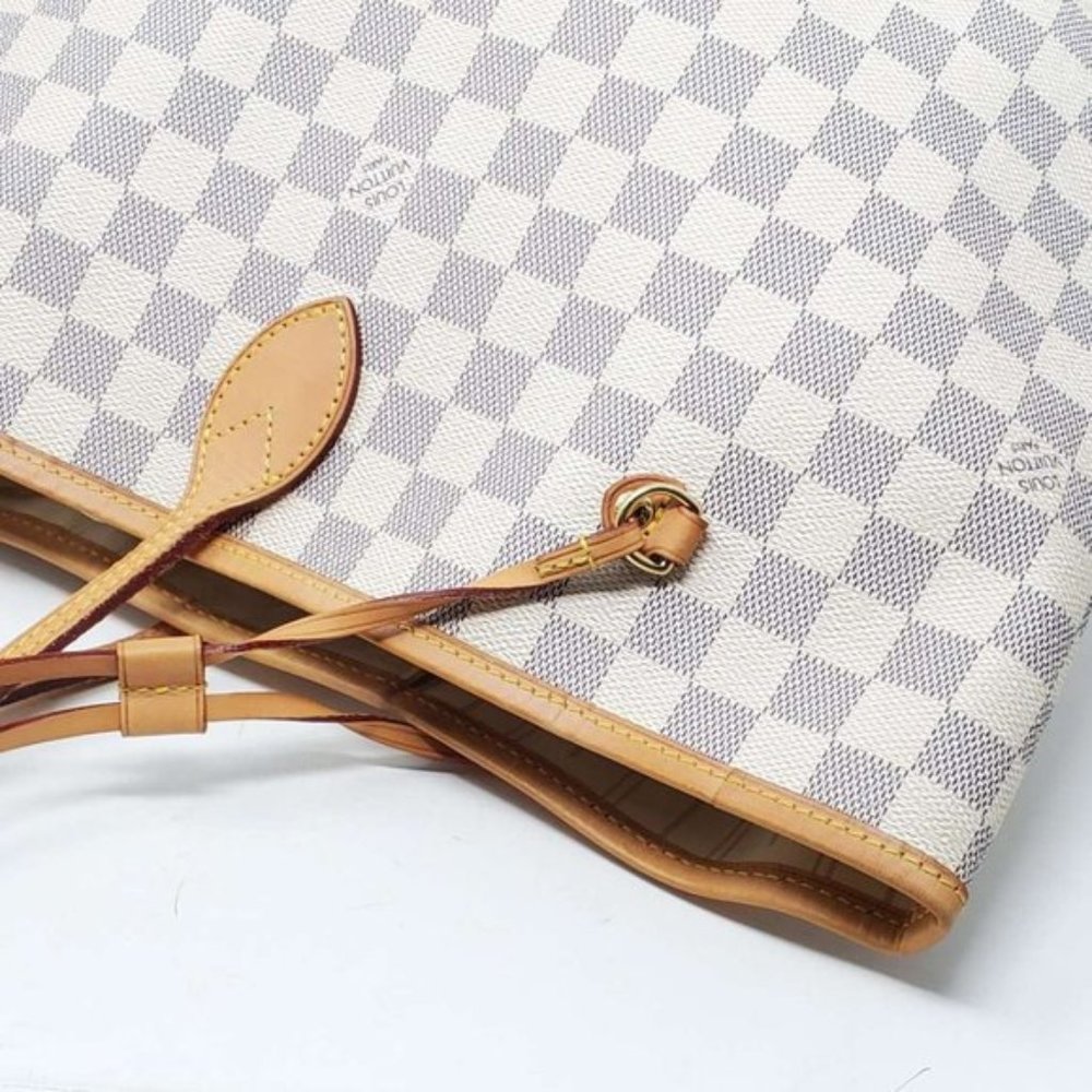 Louis Vuitton Neverfull GM Damier Azur Tote Bag - Picture 6 of 16